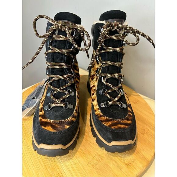 NWT Veronica Beard Women's Galina Shearling Lined Winter Boots Size 6.5 - Picture 6 of 13